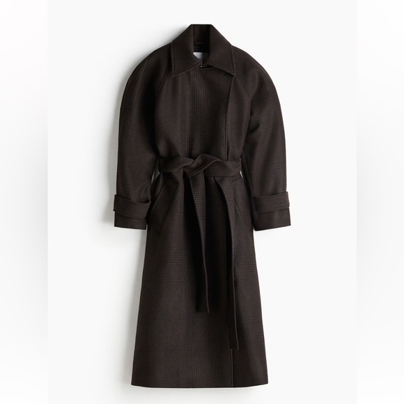 H&M Black Long Coat - Picture 4 of 9